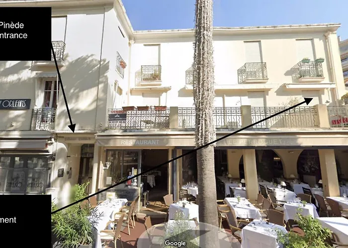 Sur La Pinede A Juan Les Pins شقة *